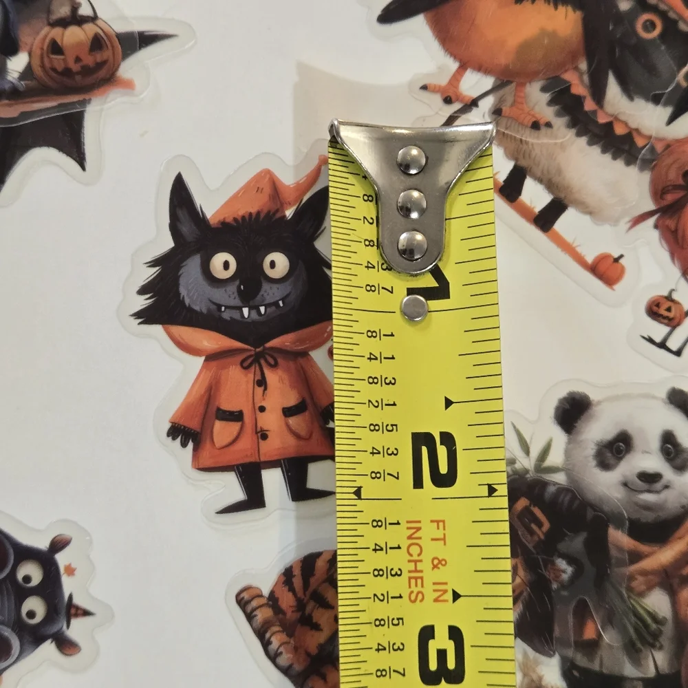 40 Pcs Halloween Themed Grab Bags With Pens, Stickers & Temporary Tattoos Set